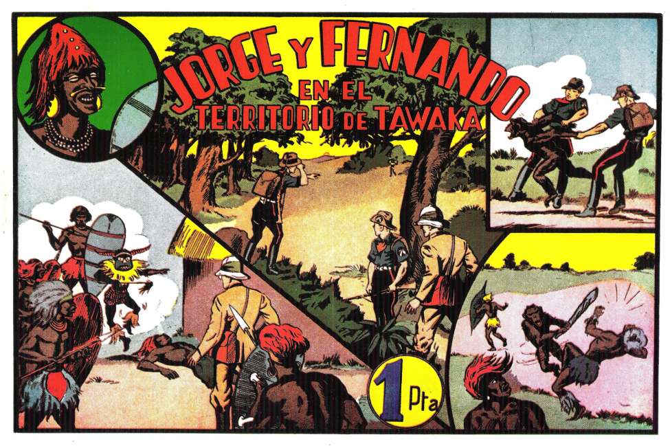 Comic Book Cover For Jorge y Fernando 34 - En el territorio de Tawaka