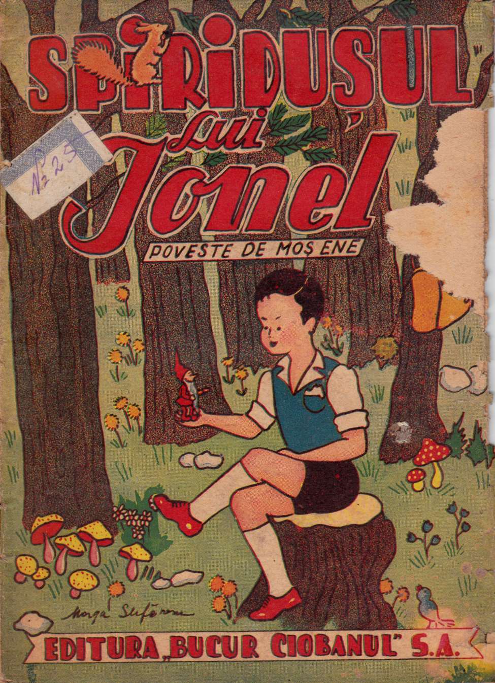 Comic Book Cover For SpiriduÈ™ul lui Ionel
