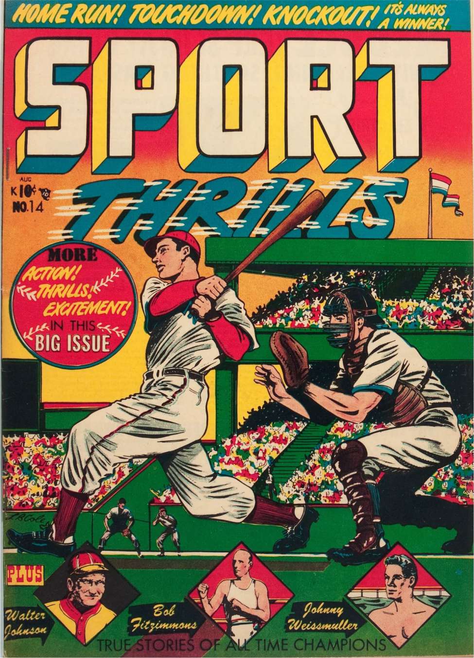 Comic Book Cover For Sport Thrills 14