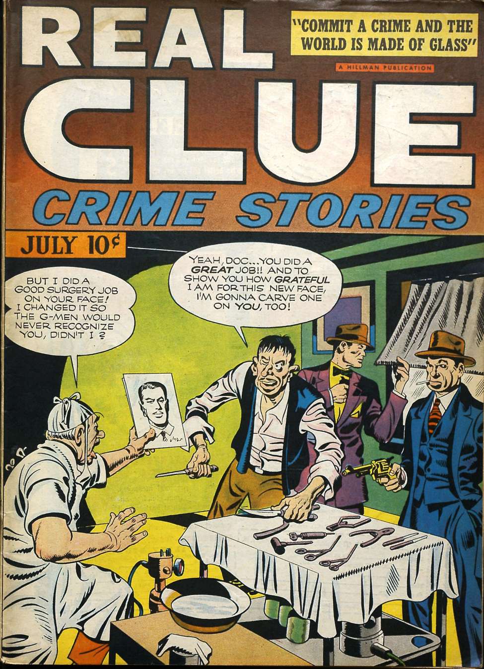 Book Cover For Real Clue Crime Stories v2 5