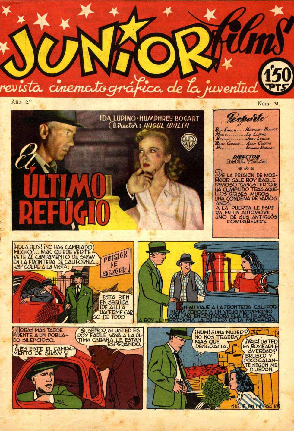 Comic Book Cover For Junior Films 31 El último refugio