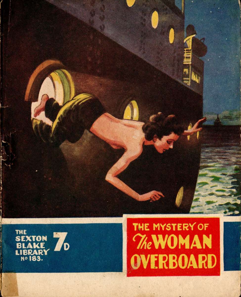 Book Cover For Sexton Blake Library S3 183 - The Mystery of the Woman Overboard