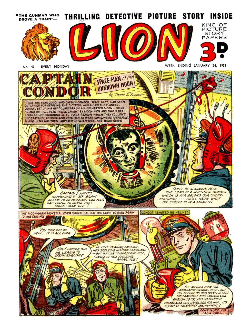 Comic Book Cover For Lion 49