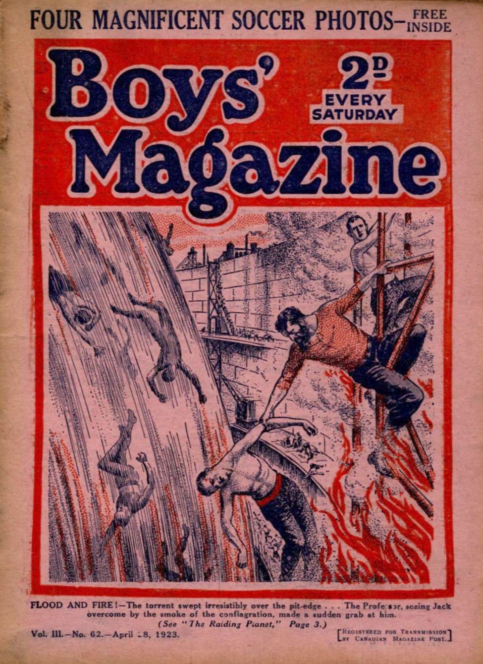 Book Cover For Boys' Magazine 62