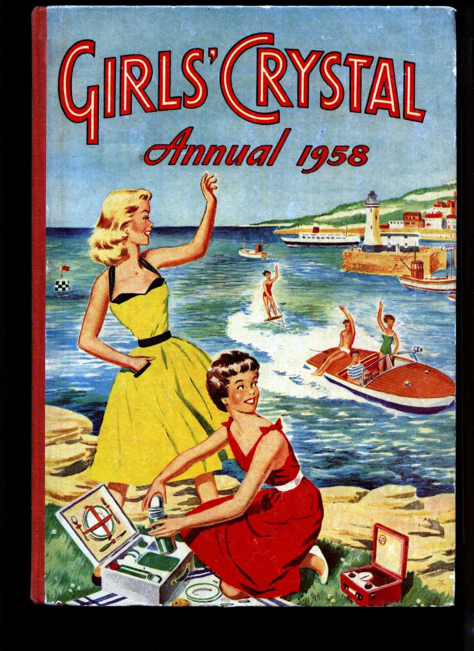 Book Cover For Girls' Crystal Annual 1958