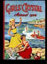Large Thumbnail For Girls' Crystal Annual 1958