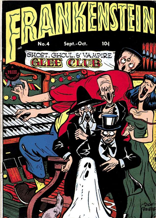 Comic Book Cover For Frankenstein 4