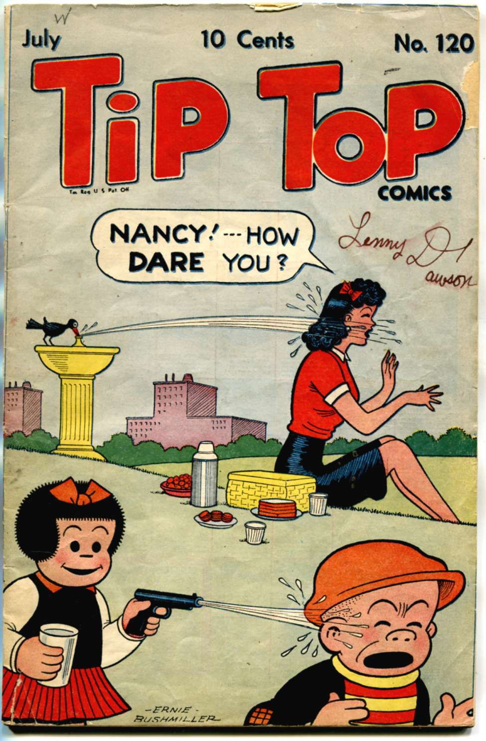 Comic Book Cover For Tip Top Comics 120