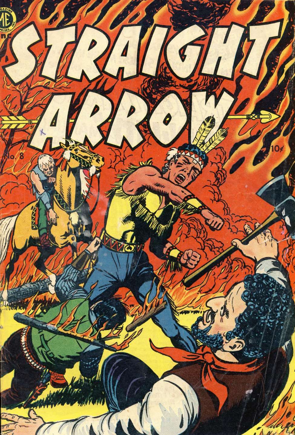 Comic Book Cover For Straight Arrow 8