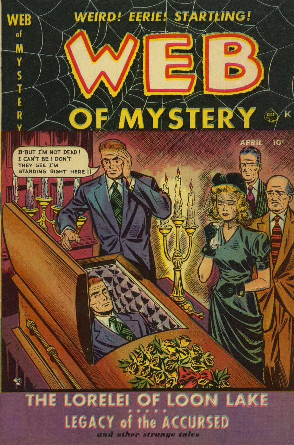 Comic Book Cover For Web of Mystery 2
