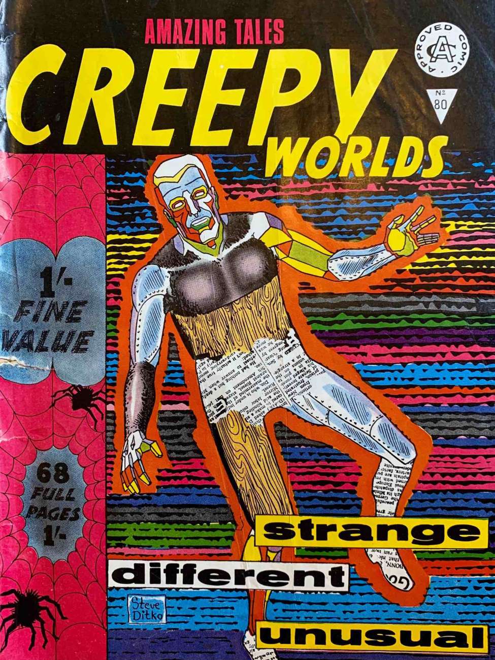 Book Cover For Creepy Worlds 80