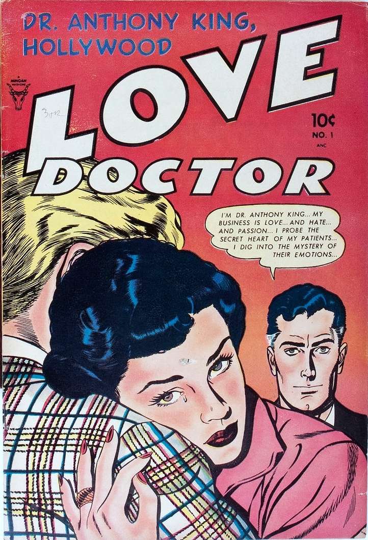 Comic Book Cover For Dr. Anthony King, Hollywood Love Doctor 1