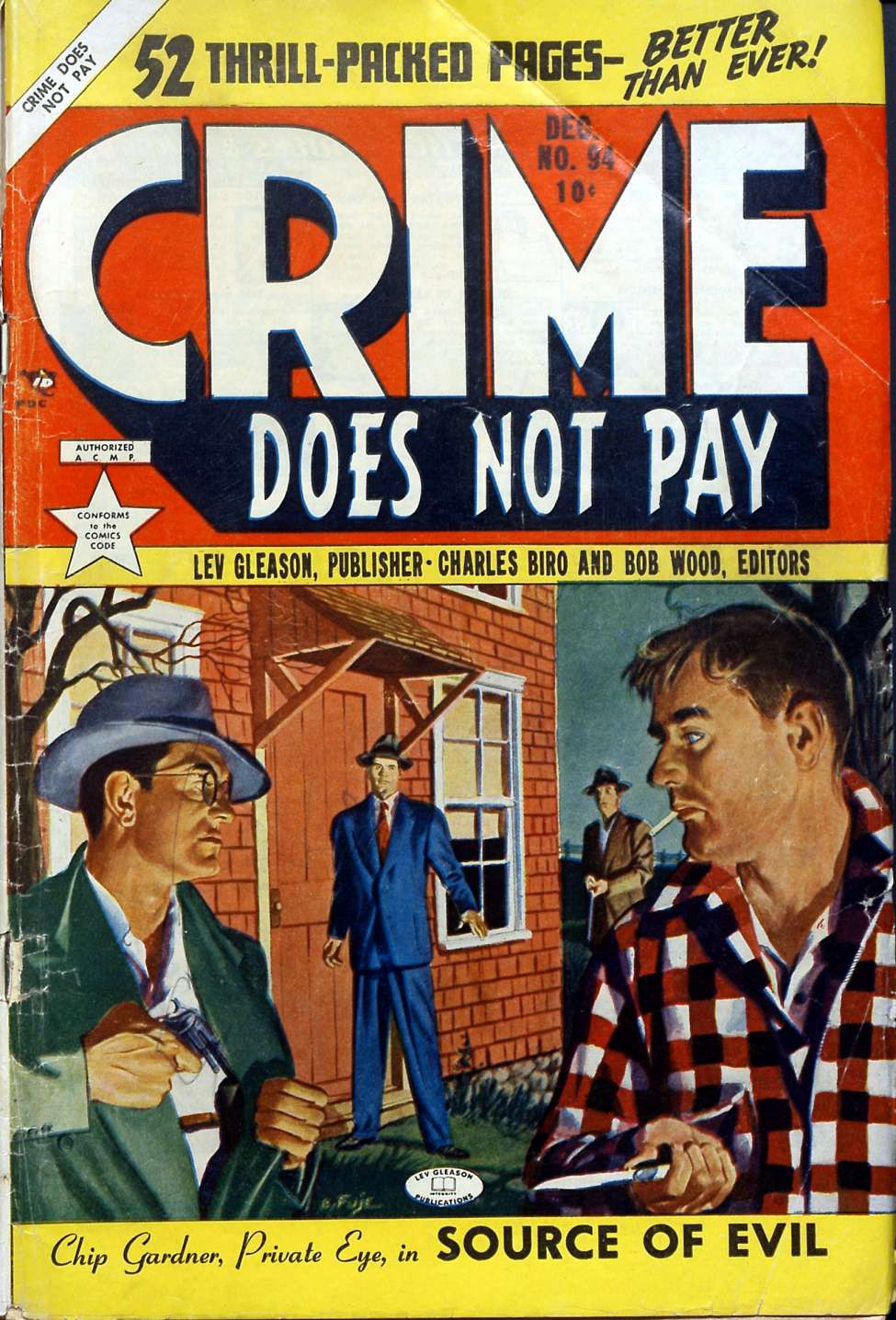 Comic Book Cover For Crime Does Not Pay 94