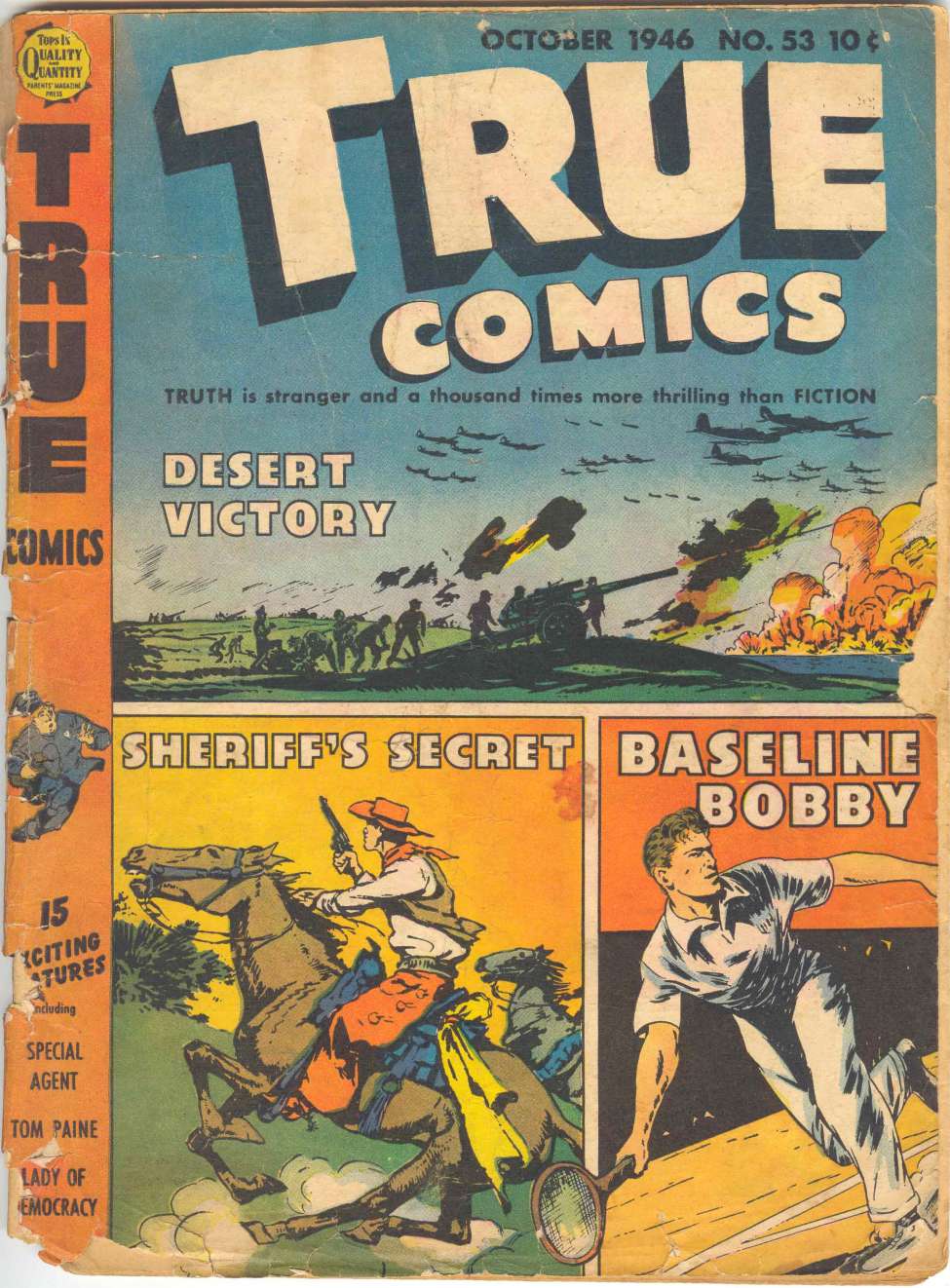 Book Cover For True Comics 53