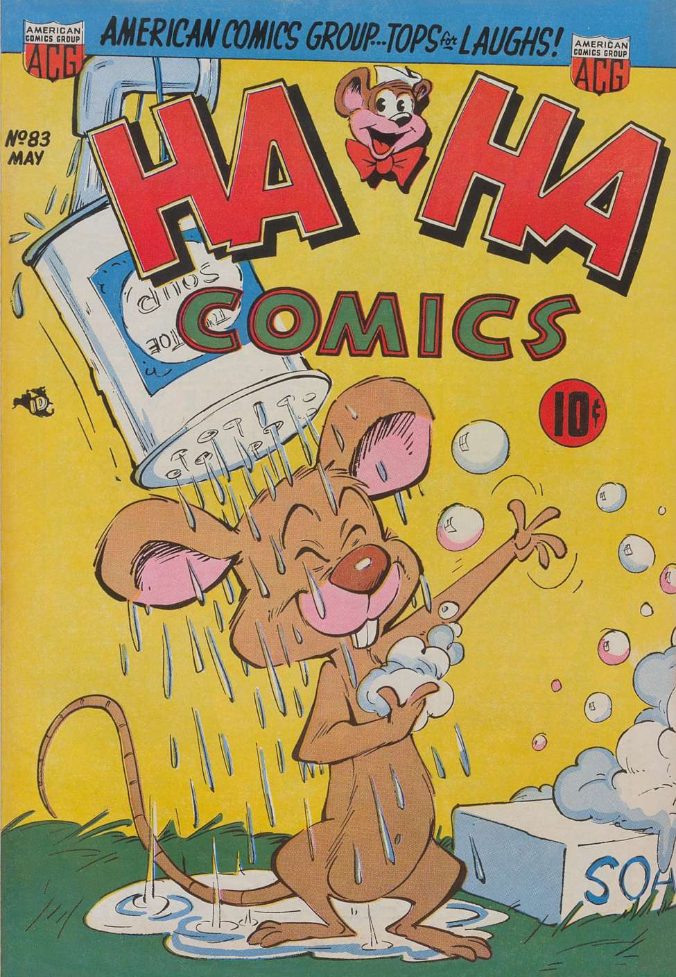 Comic Book Cover For Ha Ha Comics 83