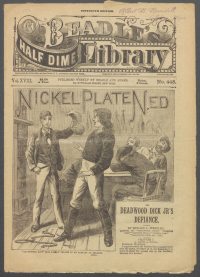 Large Thumbnail For Beadle's Half Dime Library 448 - Nickel Plate Ned