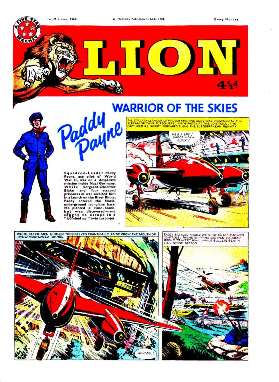 Comic Book Cover For Lion 443