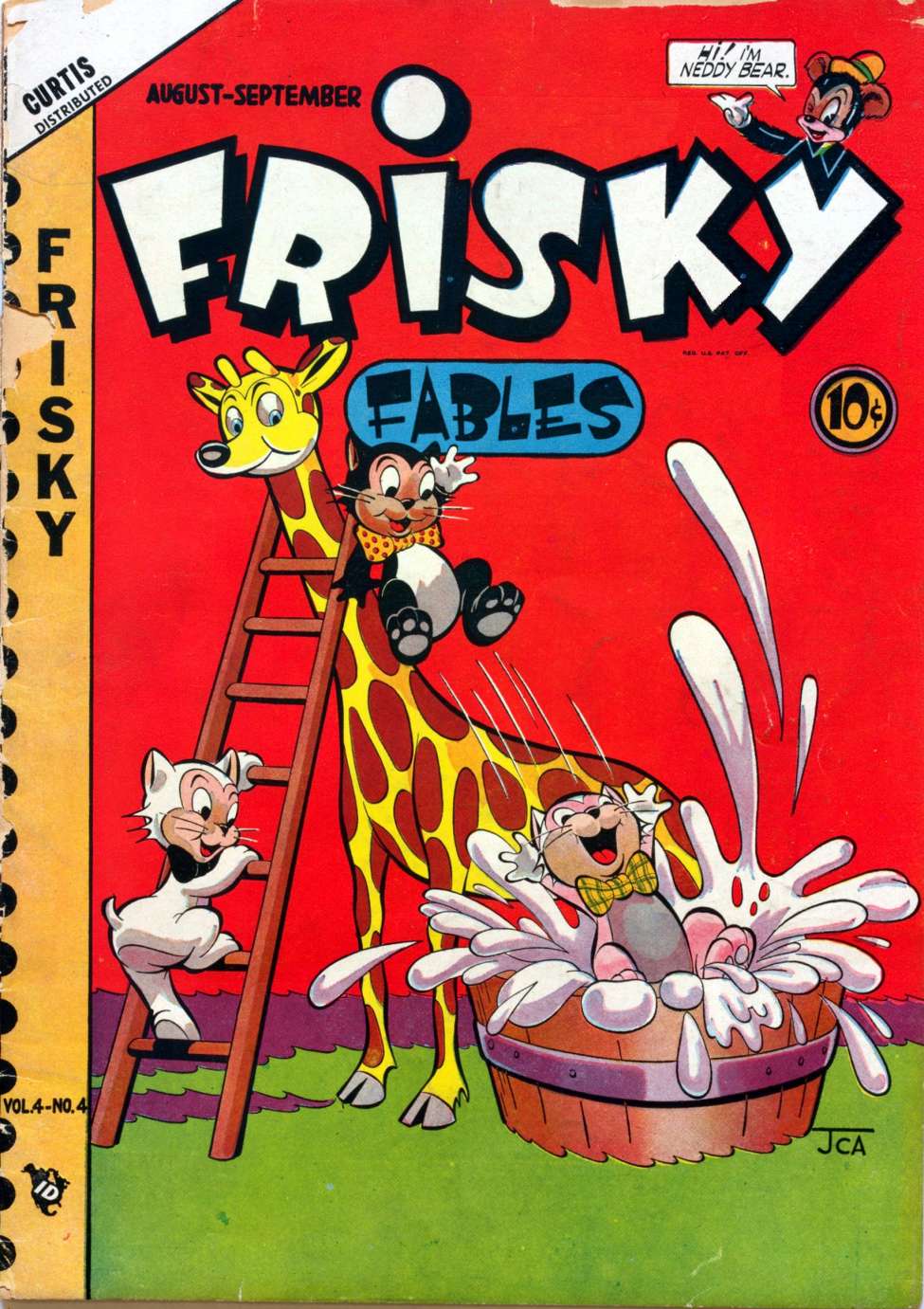 Book Cover For Frisky Fables v4 4
