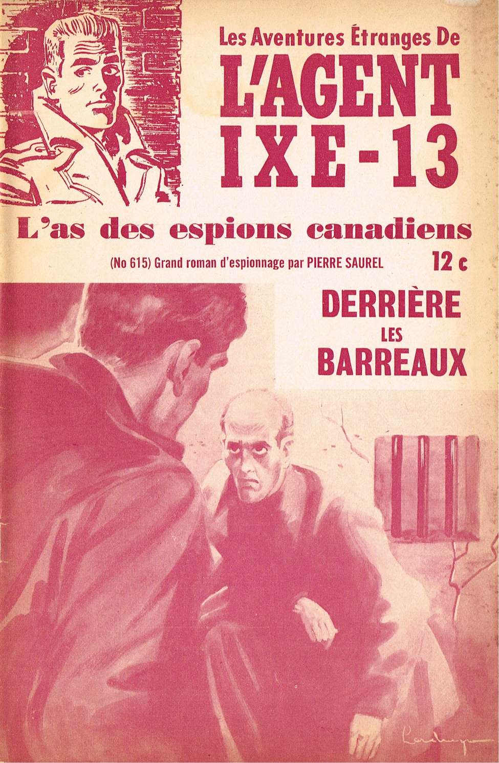 Book Cover For L'Agent IXE-13 v2 615 - Derrière les barreaux