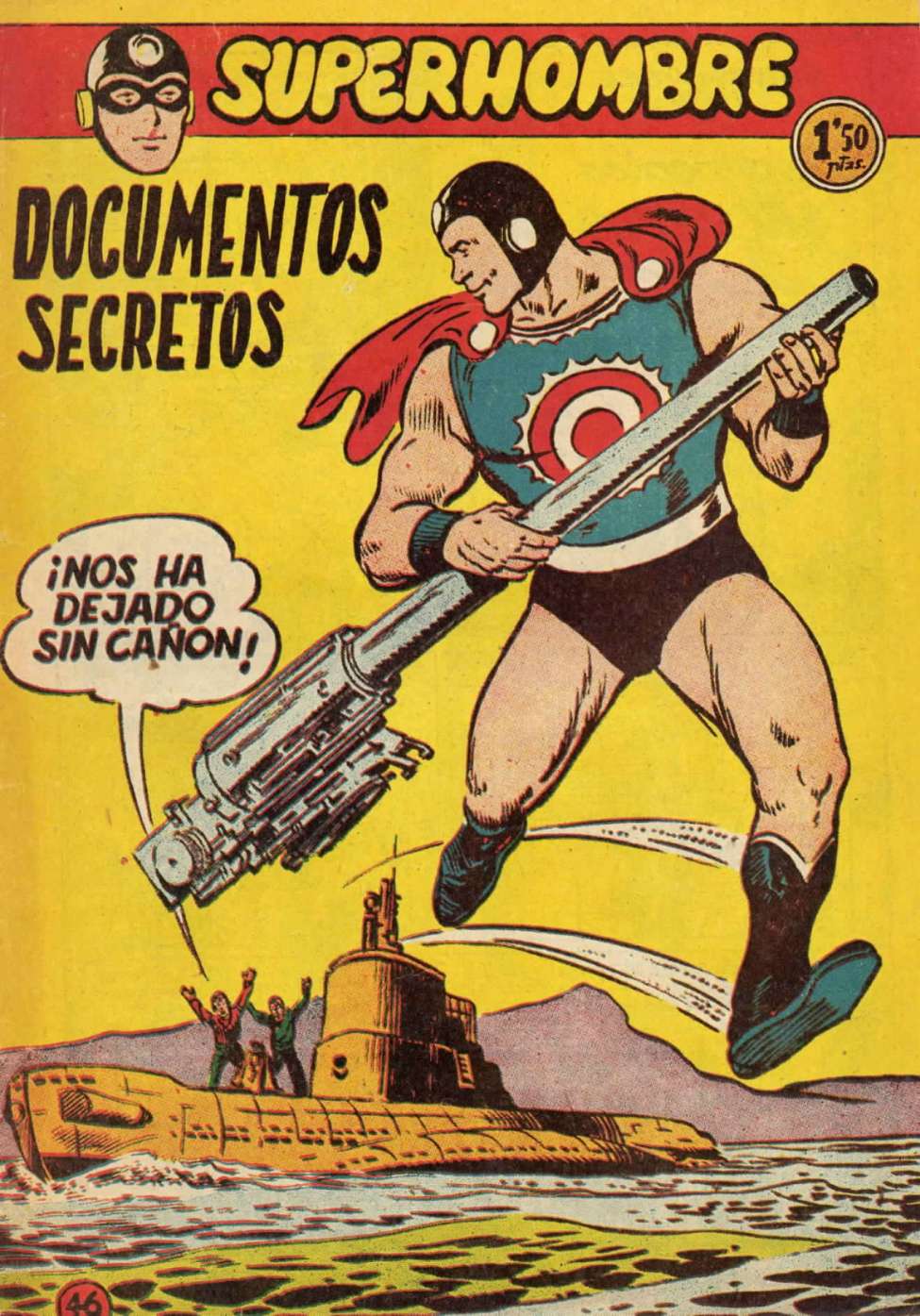 Comic Book Cover For SuperHombre 46 Documentos secretos