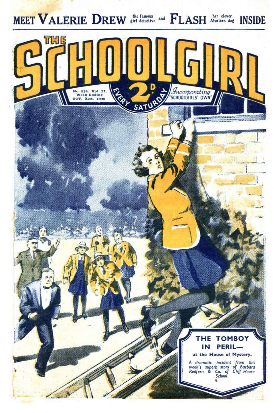 Comic Book Cover For The Schoolgirl 534