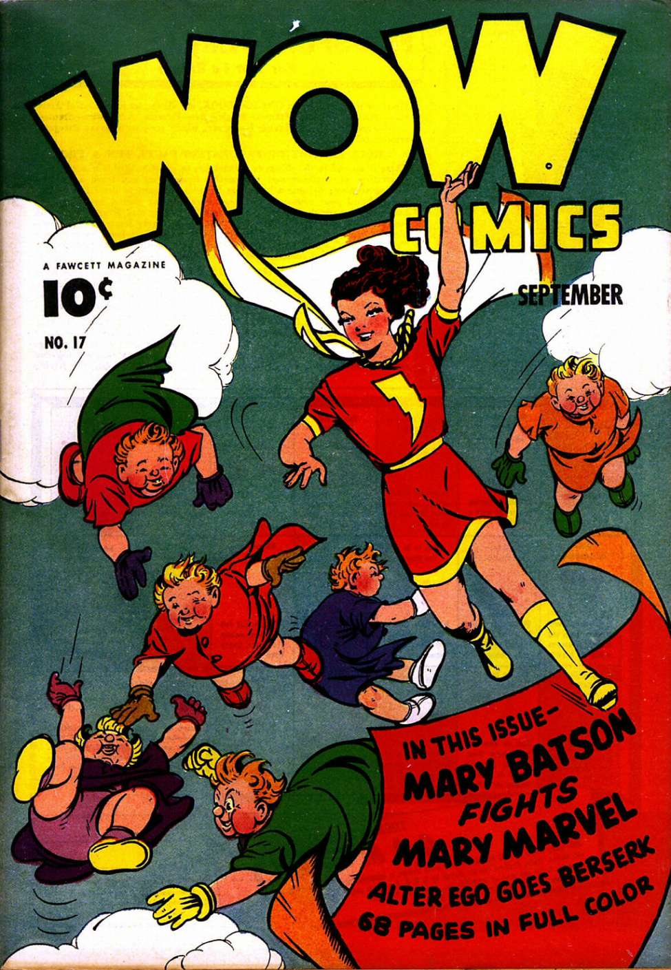 Comic Book Cover For Wow Comics 17 (alt) - Version 2