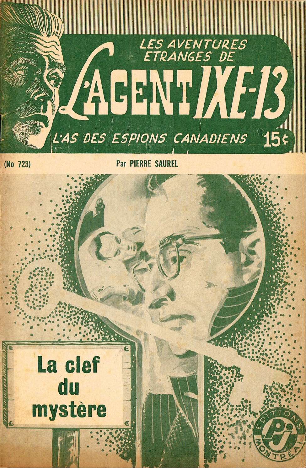 Book Cover For L'Agent IXE-13 v2 723 - La clef du mystère