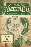 Cover For L'Agent IXE-13 v2 723 - La clef du mystère
