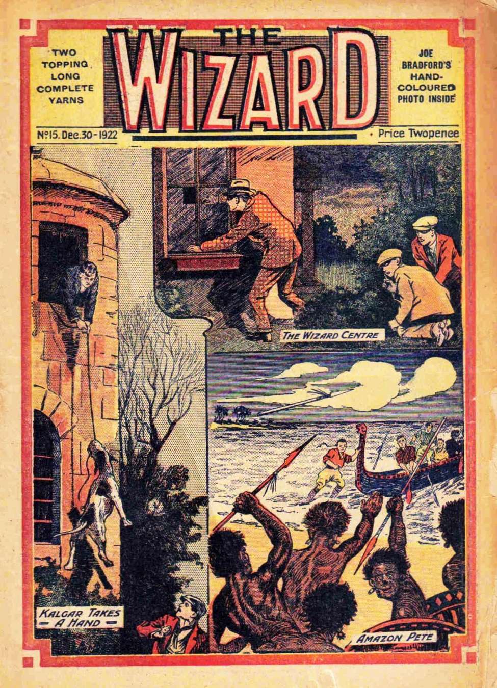 Comic Book Cover For The Wizard 15