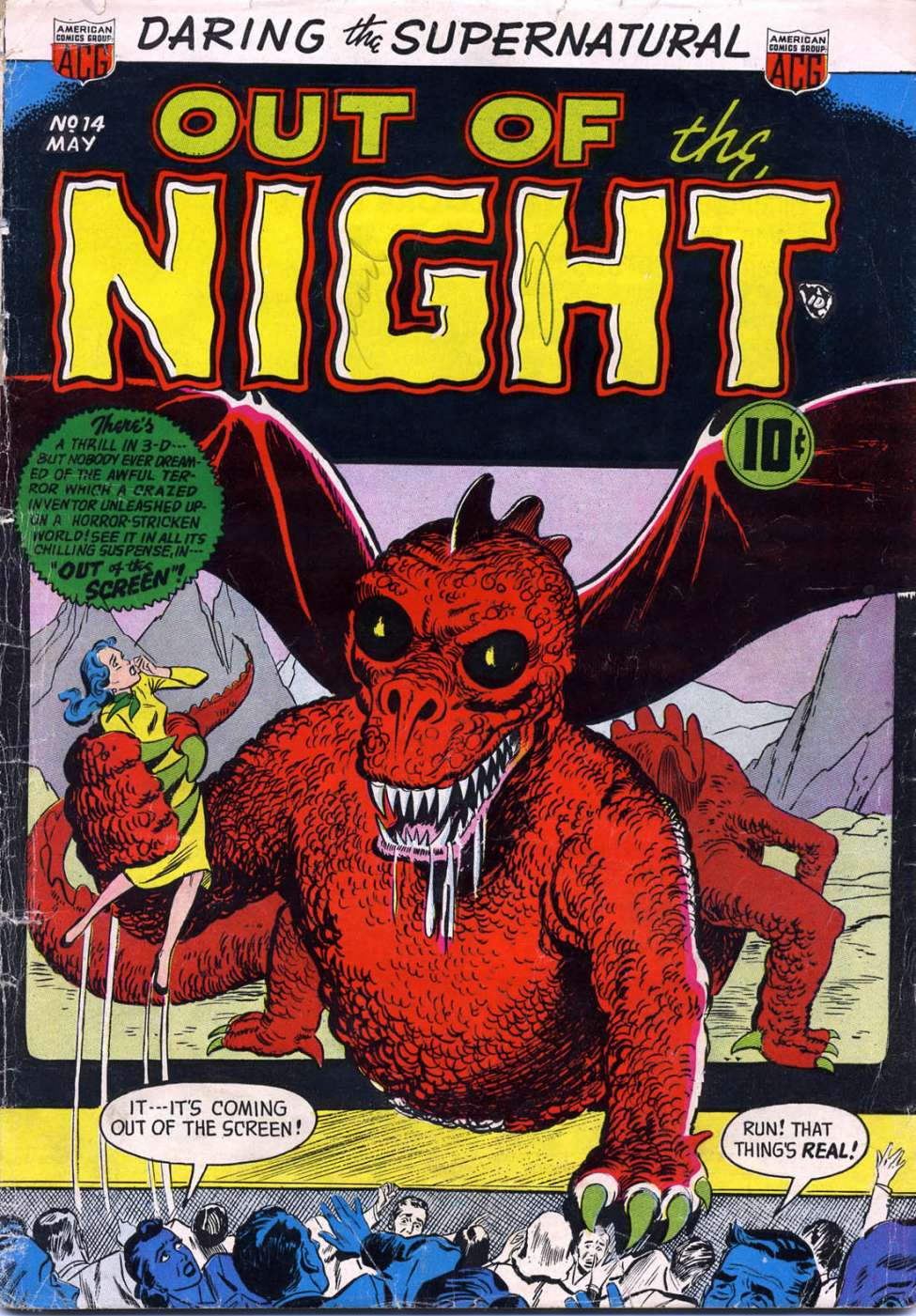 Comic Book Cover For Out of the Night 14