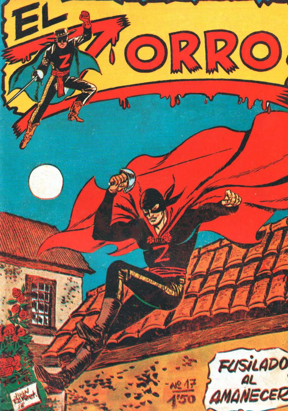 Comic Book Cover For El Zorro 17 - Fusilado al Amanecer