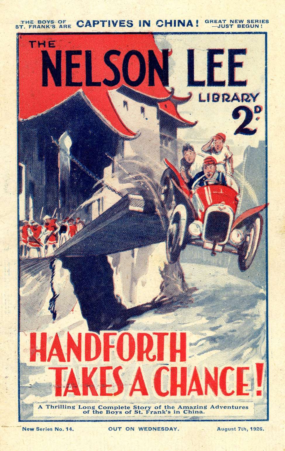 Book Cover For Nelson Lee Library s2 14 - Handforth Takes a Chance