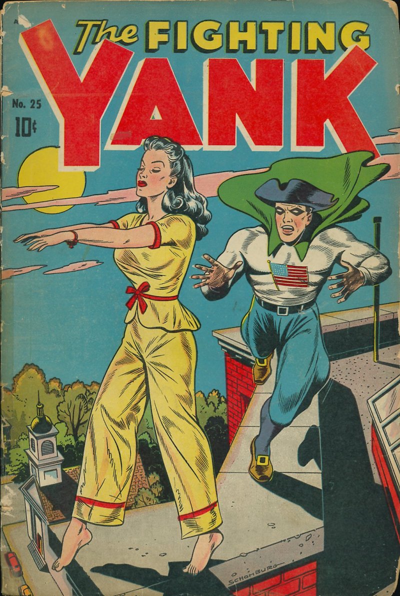 Comic Book Cover For The Fighting Yank 25