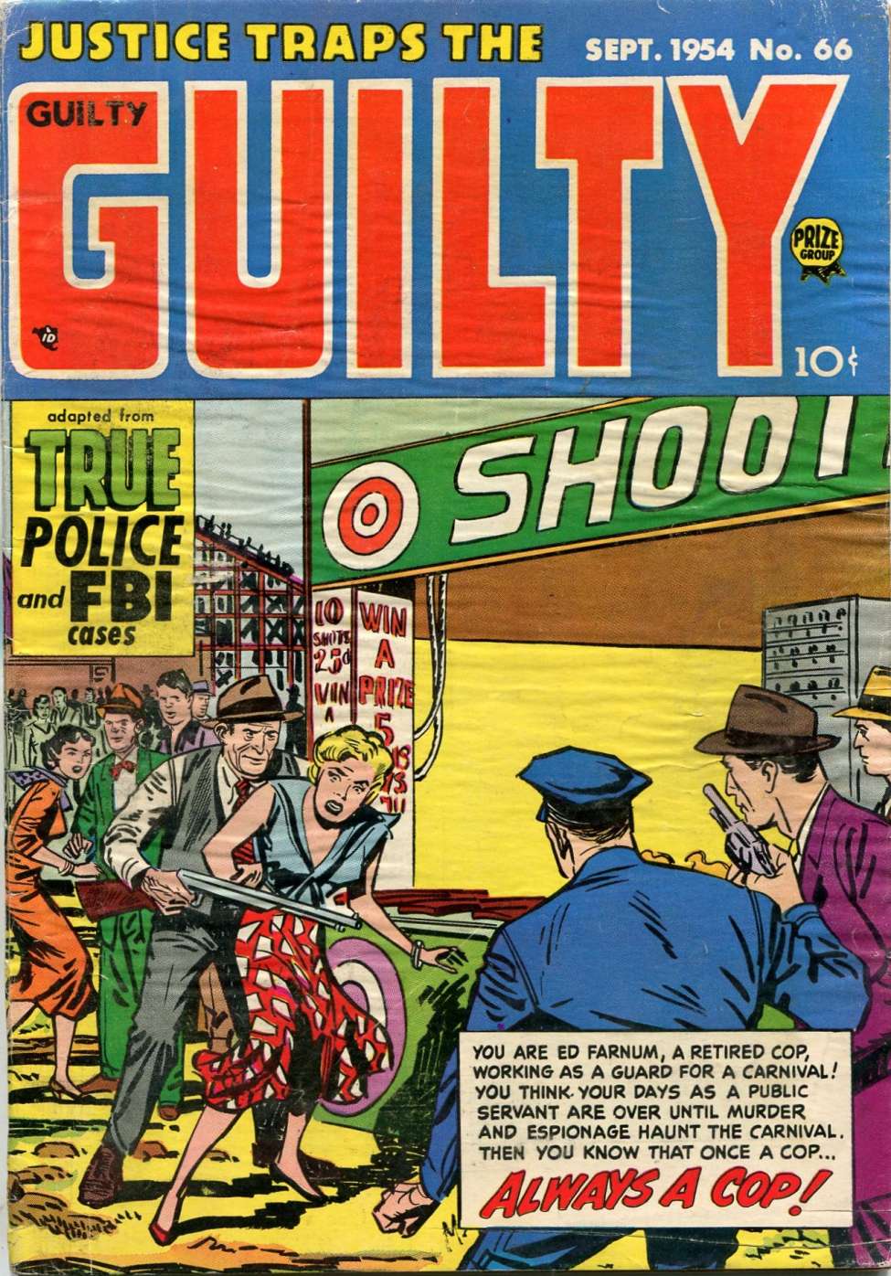 Comic Book Cover For Justice Traps the Guilty 66