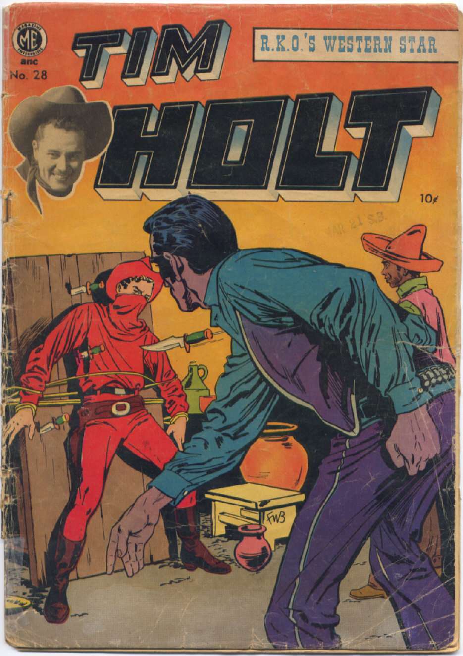 Book Cover For Tim Holt 28
