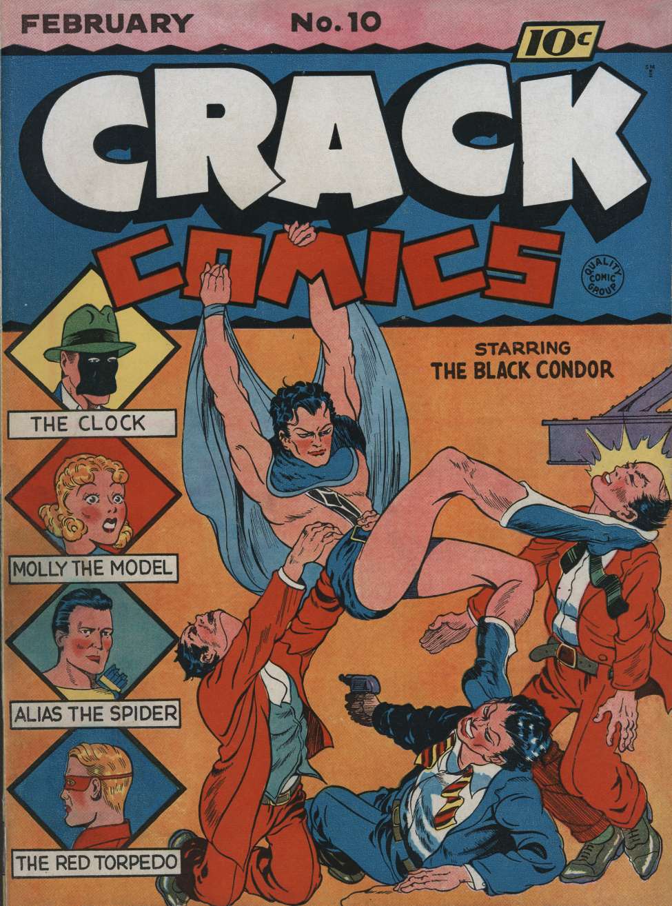 Book Cover For Crack Comics 10