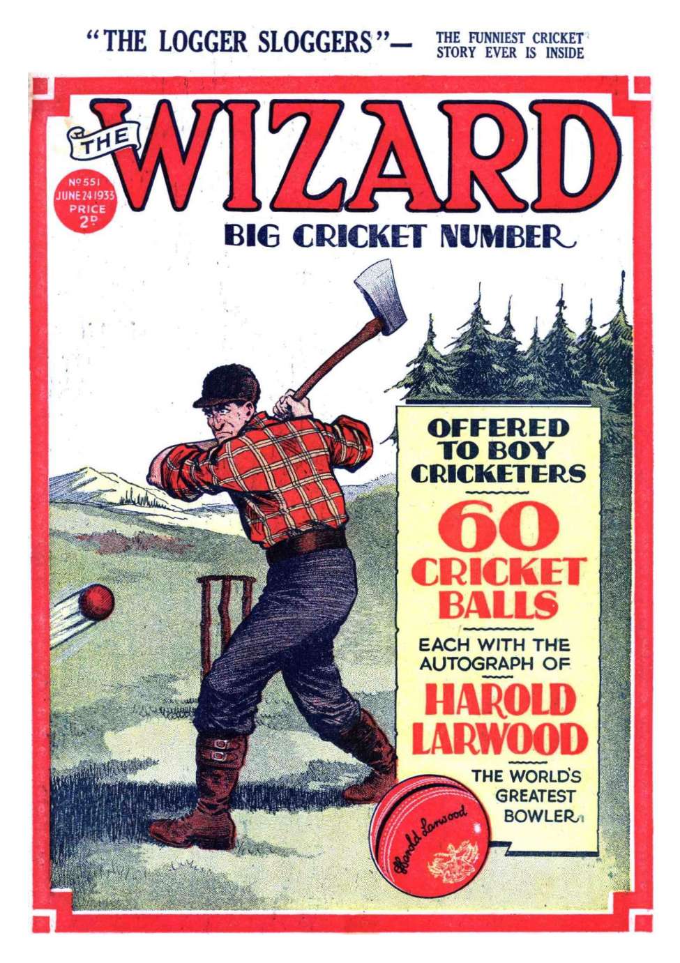 Comic Book Cover For The Wizard 551