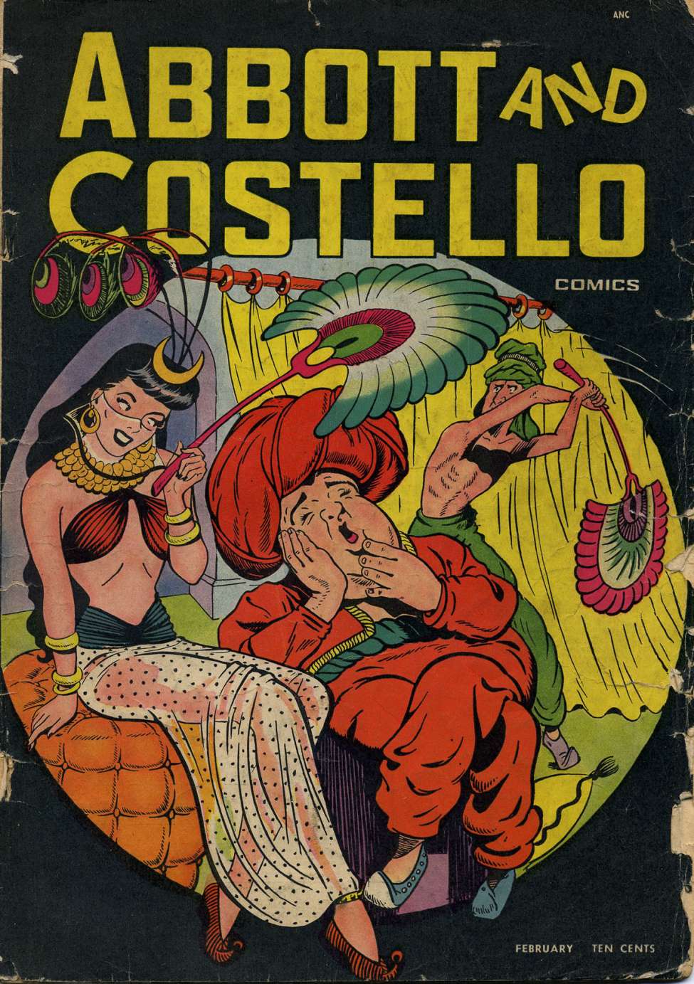 Comic Book Cover For Abbott and Costello Comics 6