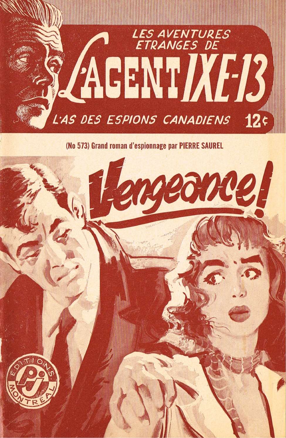 Book Cover For L'Agent IXE-13 v2 573 - Vengeance