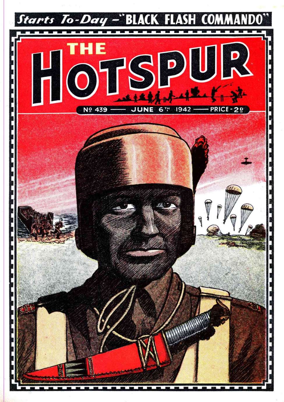 Comic Book Cover For The Hotspur 439