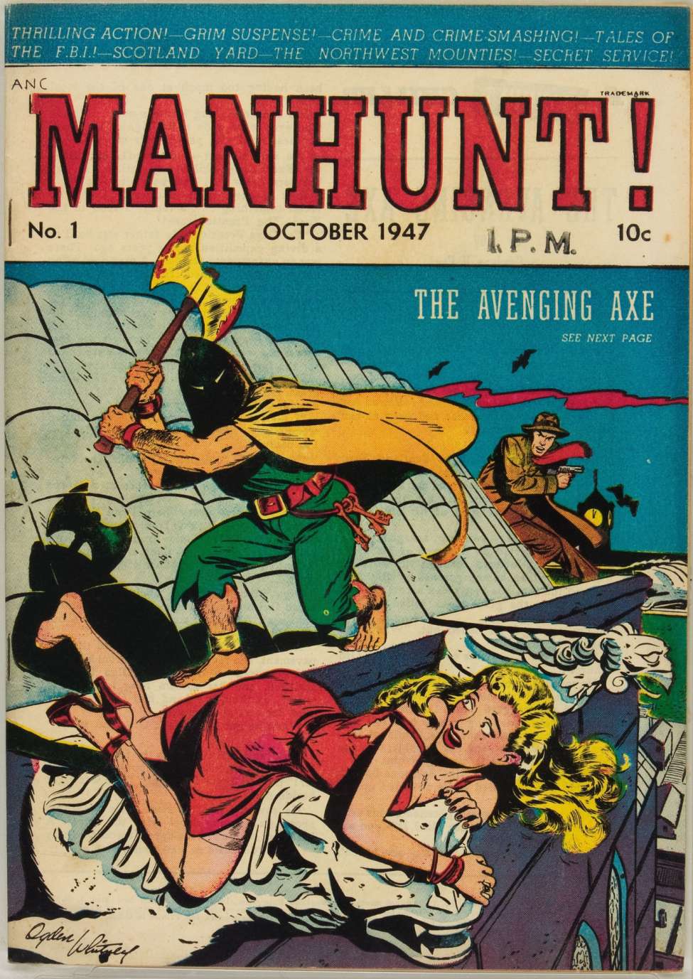 Comic Book Cover For Manhunt 1