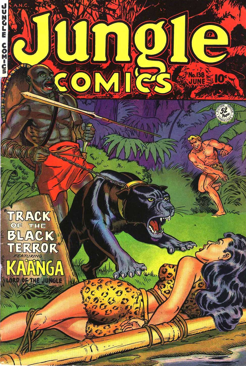 Comic Book Cover For Jungle Comics 138