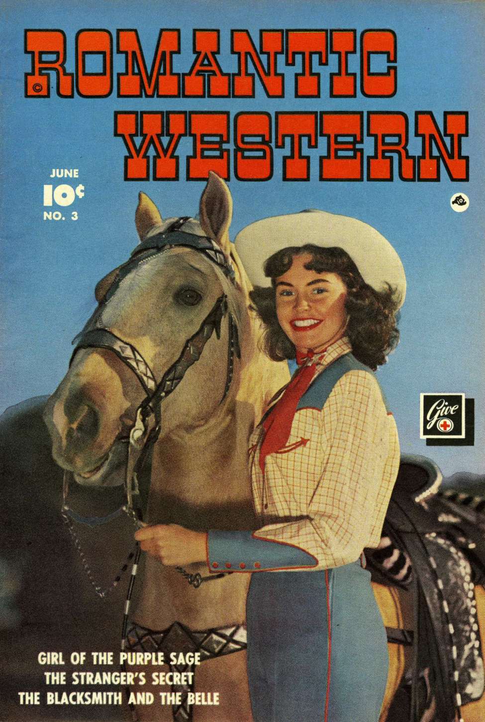 Comic Book Cover For Romantic Western 3