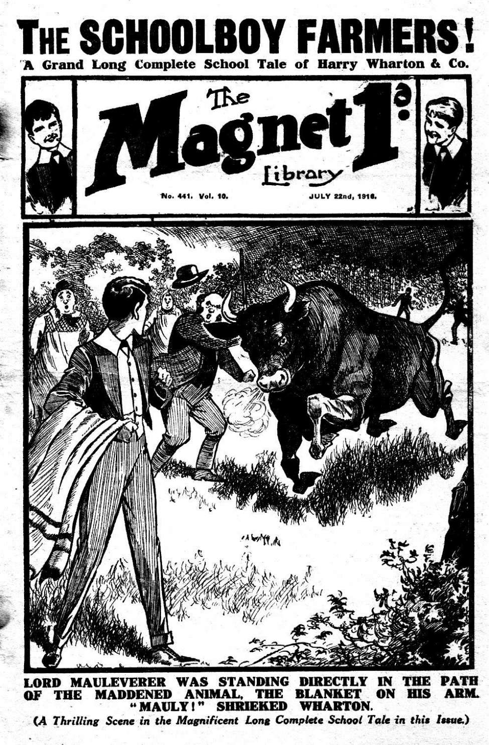 Book Cover For The Magnet 441 - The Schoolboy Farmers