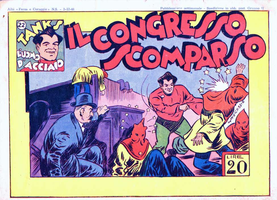 Comic Book Cover For Tanks L'Uomo D'Acciaio v2 22 - Il Congresso Scomparso