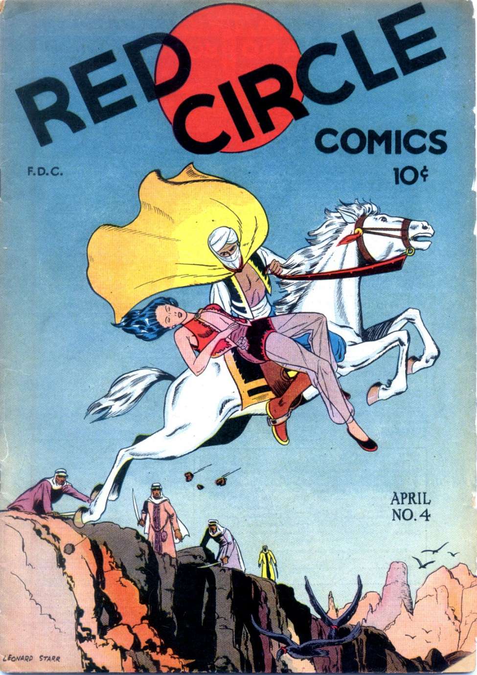 Comic Book Cover For Red Circle Comics 4 (Dorothy Lamour Contents)