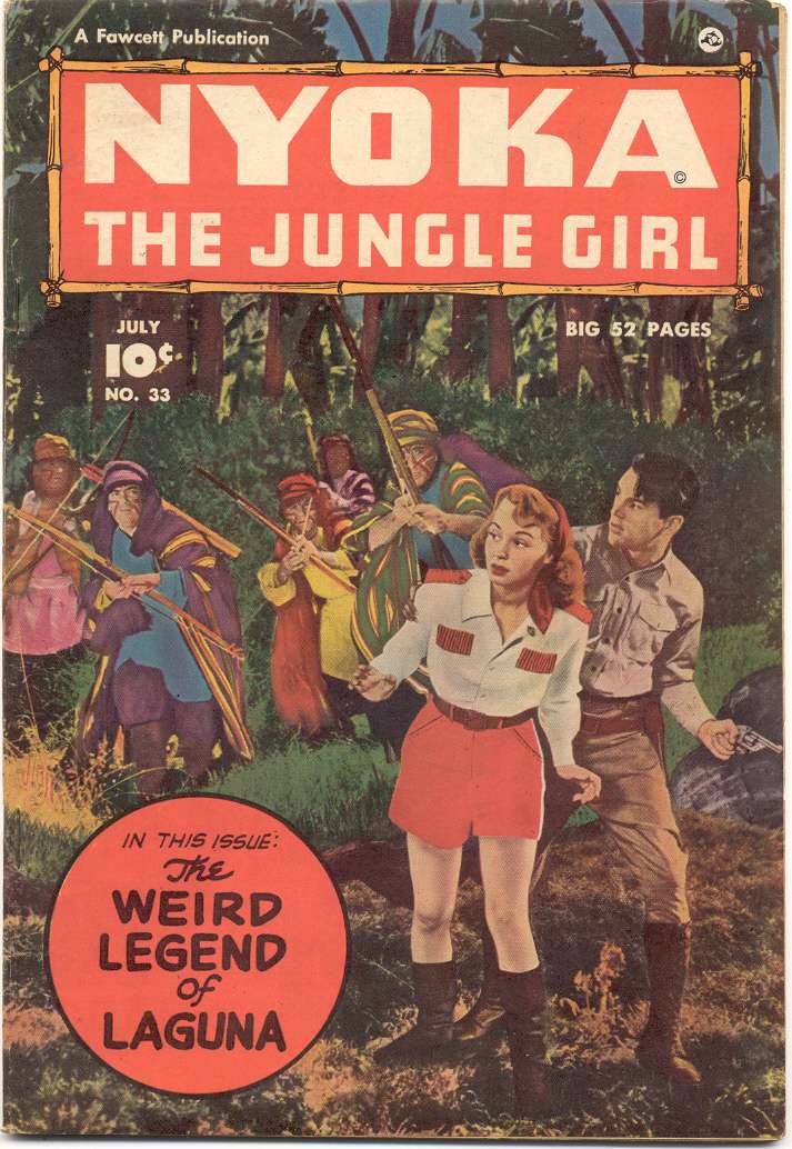 Comic Book Cover For Nyoka the Jungle Girl 33 - Version 1