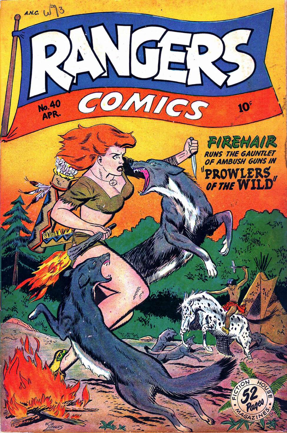 Comic Book Cover For Rangers Comics 40