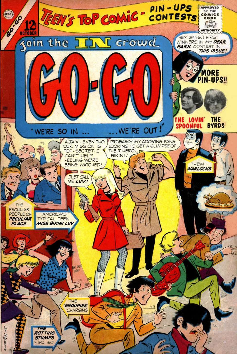 Comic Book Cover For Go-Go 3