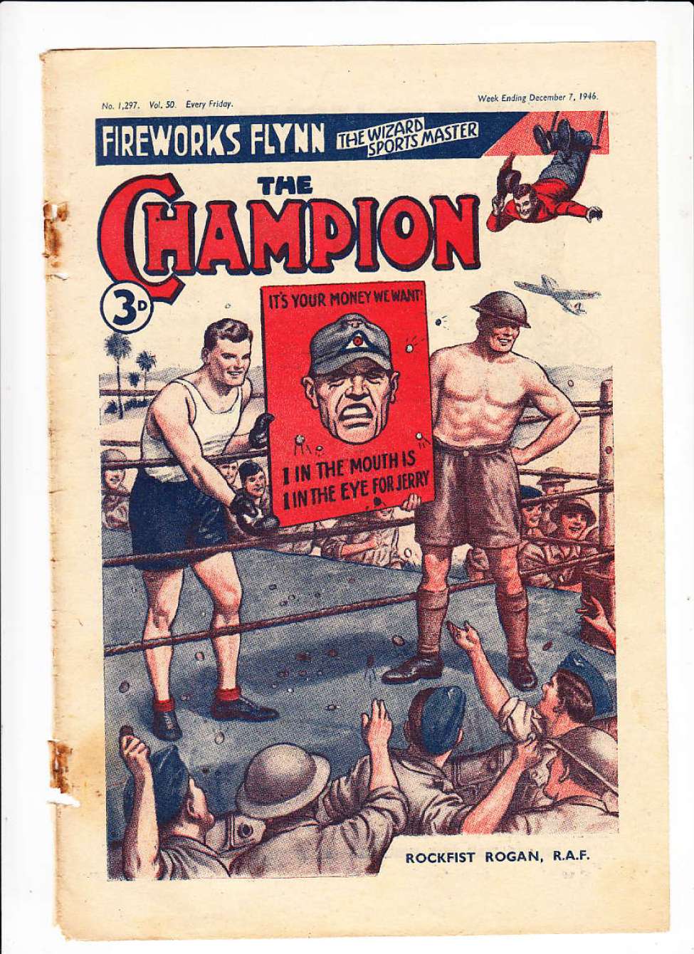 Comic Book Cover For The Champion 1297